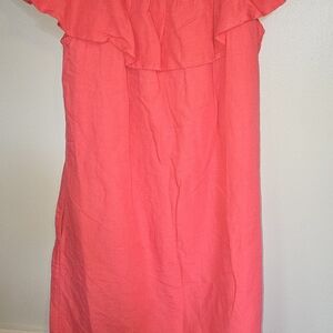 Tommy Bahama Coral Ruffle Dress